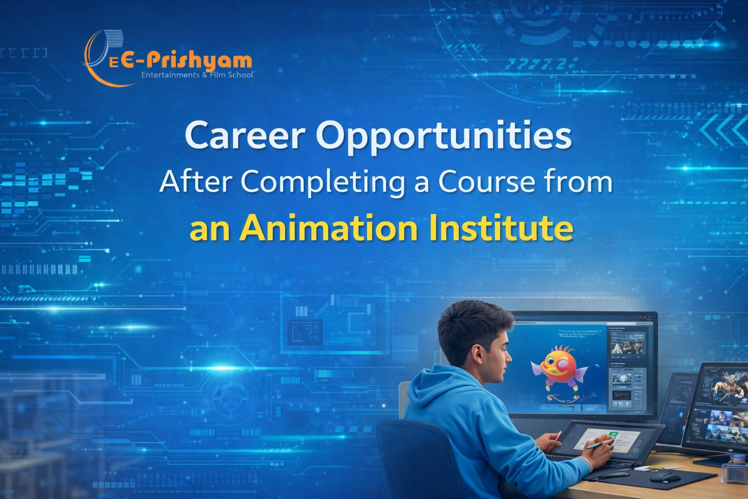 Career Opportunities After Completing a Course from an Animation Institute