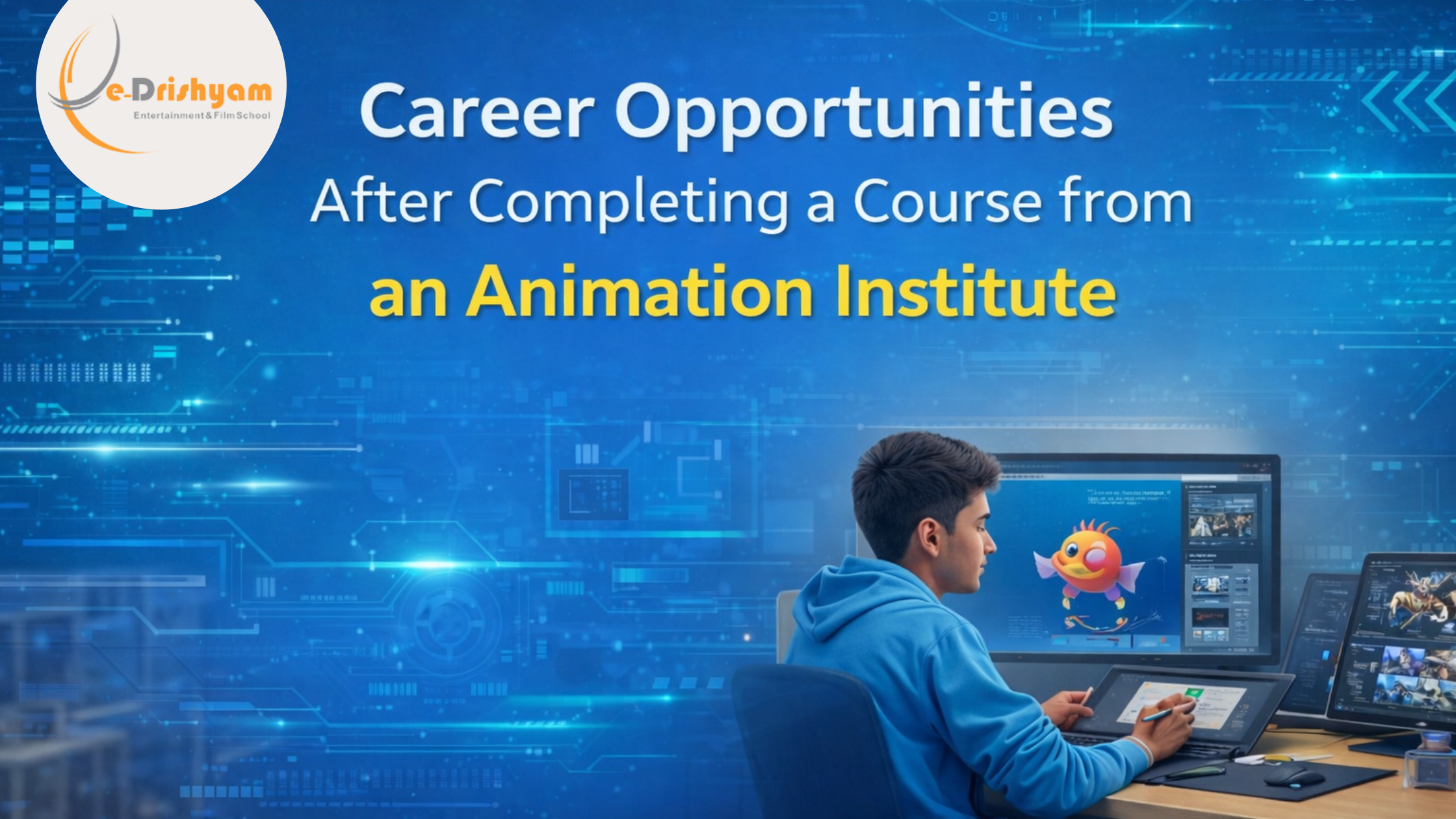 Career Opportunities After Completing a Course from an Animation Institute